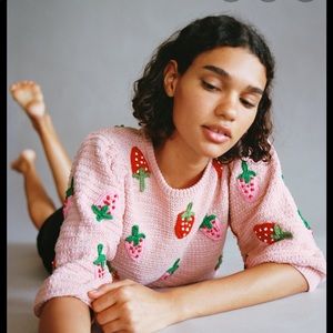 Zara rare strawberry sweater